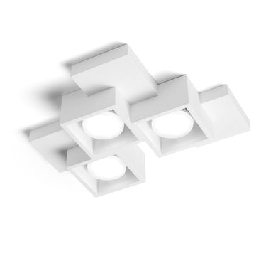 Side small 3 luci soffitto Sforzin illuminazione Lampade in gesso
